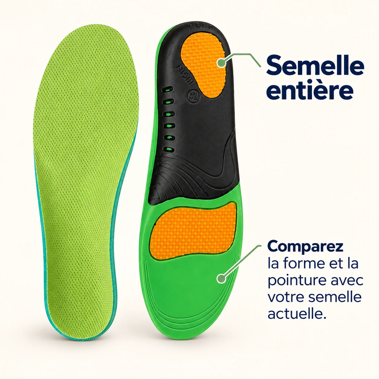 Semelles Orthopédiques Soulagement Pieds — vue 4